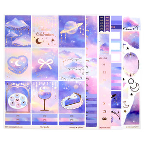 Star Sprinkles Luxe Sticker Kit & Seals (rose gold foil)