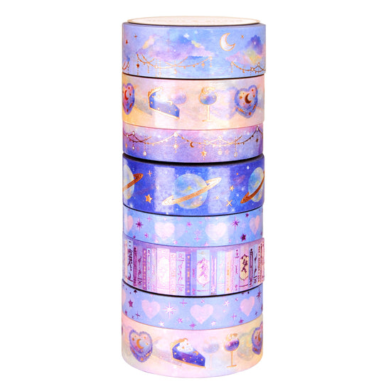 Star Sprinkles Full Washi Box (rose gold foil)
