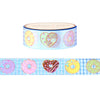 I Donut Care Rack washi (15mm + silver holographic foil)