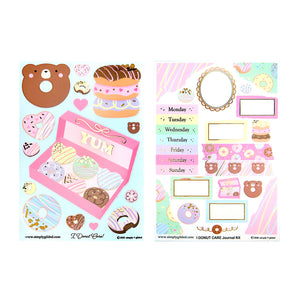 I Donut Care Journal Kit (light gold foil)