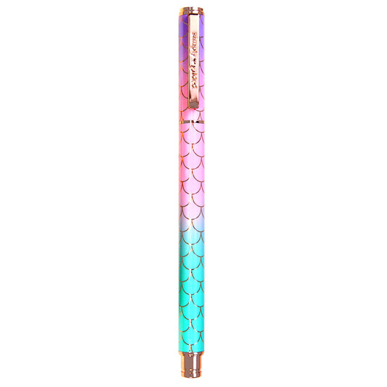 Enchanted Ocean Engraved Gel Ink Pen (rose gold hardware)