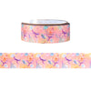 Enchanted Ocean Pattern washi (15mm + rose gold foil)