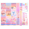 Enchanted Ocean Luxe Sticker Kit & Seals (rose gold foil)