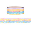 Pretty Summer Landscape washi  (15mm + light gold foil)