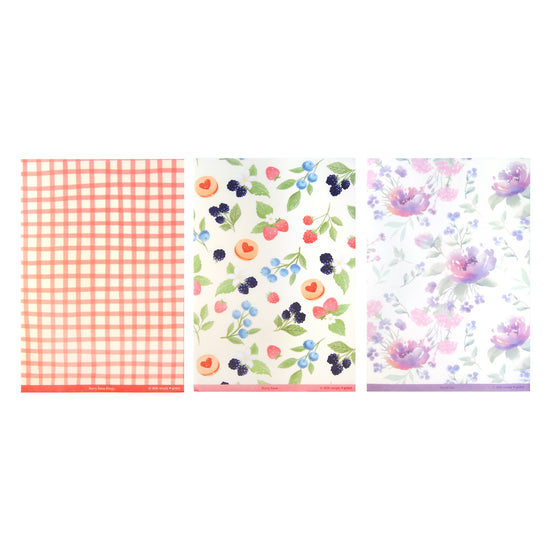 Berry Beautiful Washi Paper Sticker Bundle