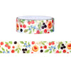Berry Farm Pattern washi (15mm + light gold foil)