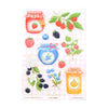 Berry Farm Deco Stickers (light gold foil) (you pick)