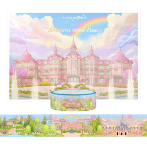 Dreams Come True Landscape Passport washi (15mm + light gold foil)