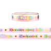 Dreams Come True Text washi (10mm + light gold foil)