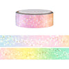 Dreams Come True Fairytale Swirl washi (15mm + light gold foil / sparkle star overlay)