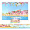 Amalfi Coast Landscape Passport set (15mm + light gold foil)