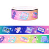 Electric City Icons washi (15mm + light purple foil)