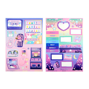 Electric City Journal Kit (silver holographic foil)