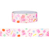 Back to School Pattern washi (15mm + light gold foil)