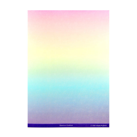 Rainbow Gradient Washi Paper Sticker