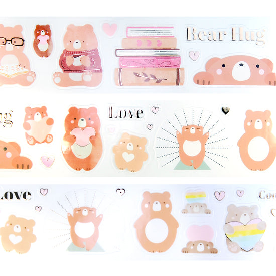 Jasper Love PET tape (50mm + rose gold foil)
