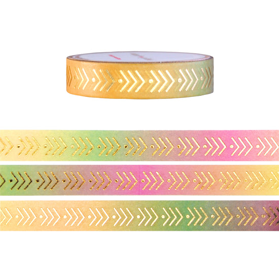 National Parks Arrow Pattern washi (10mm + light gold foil)