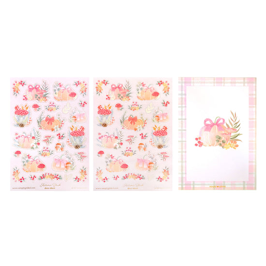 Autumn Blush Deco & Journal Card Bundle