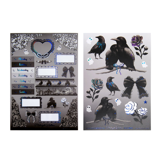 Midnight Hollow Journal Kit (black holographic foil)