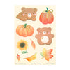 Cozy Harvest Deco Stickers (rose gold foil) (you pick)