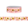 Cozy Harvest Pink Garland washi (15mm + rose gold foil)