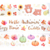 Cozy Harvest PET tape (50mm + rose gold foil)