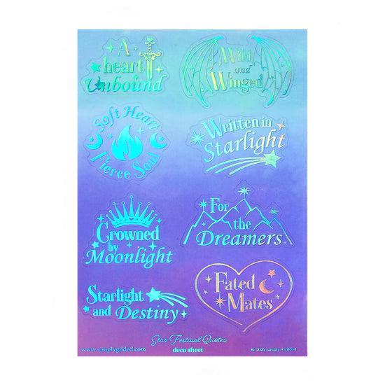 Star Festival Deco Stickers (you pick)