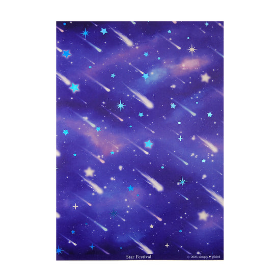 Star Festival Washi Paper Sticker