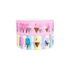 Ice Cream Dream washi set of 2  (15mm + iridescent glitter overlay)(Item of the Week)