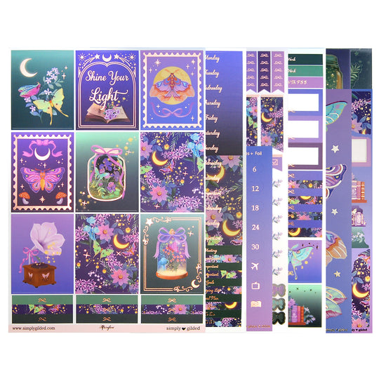 Afterglow Luxe Sticker Kit & Seals (rose gold foil)
