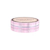Pastel Christmas Plaid washi (15mm + silver foil) (Item of the Week)