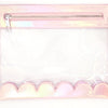 Pink Sea Pearl Scallop Pouch (silver hardware) - Restock - oops