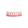 Queen of Hearts washi set of 2 (5mm + red foil / white hearts + iridescent bubble overlay)(Item of the Week)