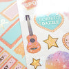 Showgirl Era Journal Kit (light gold foil / sparkle star overlay)