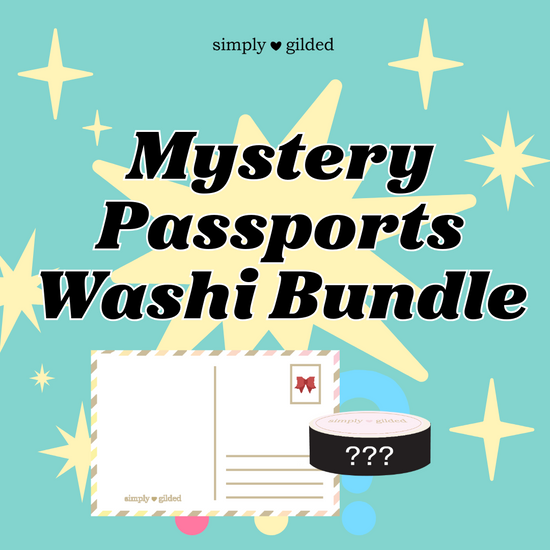 Mystery Passports Washi Bundle
