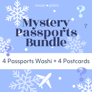 Mystery Passports Washi Bundle