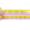 Pink Lemonade Ombré Bow washi set (15/10mm + silver foil) (Item of the Week)