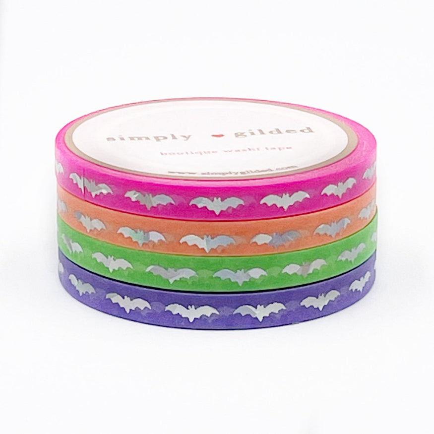 Mini Rainbow Washi Tape Colorful Masking Tape Set (10 Candy Colors