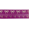 Spiced Plum Bow washi set (15/10mm + plum foil)(Item of the Week)