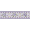 Embroidered Floral Ribbon PURPLE Washi (15mm + light gold foil)(Item of the Week)
