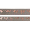 Pins & Needles Bow washi set (15/10mm + rose pink foil)