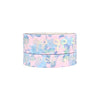 Cotton Candy Floral Bow washi set (15/10mm + silver holographic foil)