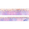 Pastel Ink Stardust washi set (15/10mm + silver holographic / rose pink foil)