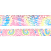 Tie-dye Bright Stardust Washi set (15/10mm + aurora pink / silver sparkler holographic foil)