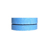Bright Blue Scallop washi (10/8mm + iridescent bubble glitter overlay)