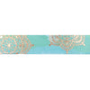 Spearmint Mandala washi (15mm + rose gold foil)
