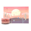 Desert Rose Landscape set of 2 washi (15mm + rose pink foil)