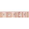 Sunday Morning Bookshelf washi (15mm + rose pink foil)