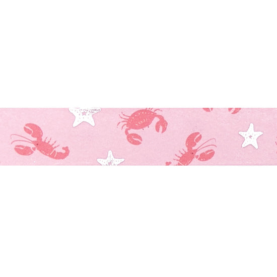 Crabs & Lobsters washi (15mm + silver foil)