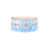 Winter cottage washi (20mm + silver foil)